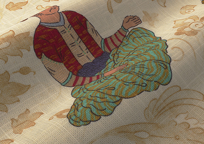 Xerxes, Ivory - Roman Blind - Image 4